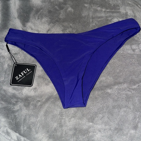 Zaful blue bikini bottoms NWT size 6 - Picture 1 of 3
